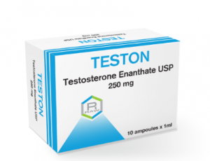 анаболен стероид тестостерон енантат 250мг/мл в ампулна форма с инжекционен прием за покачване на мускулна маса, най-използван